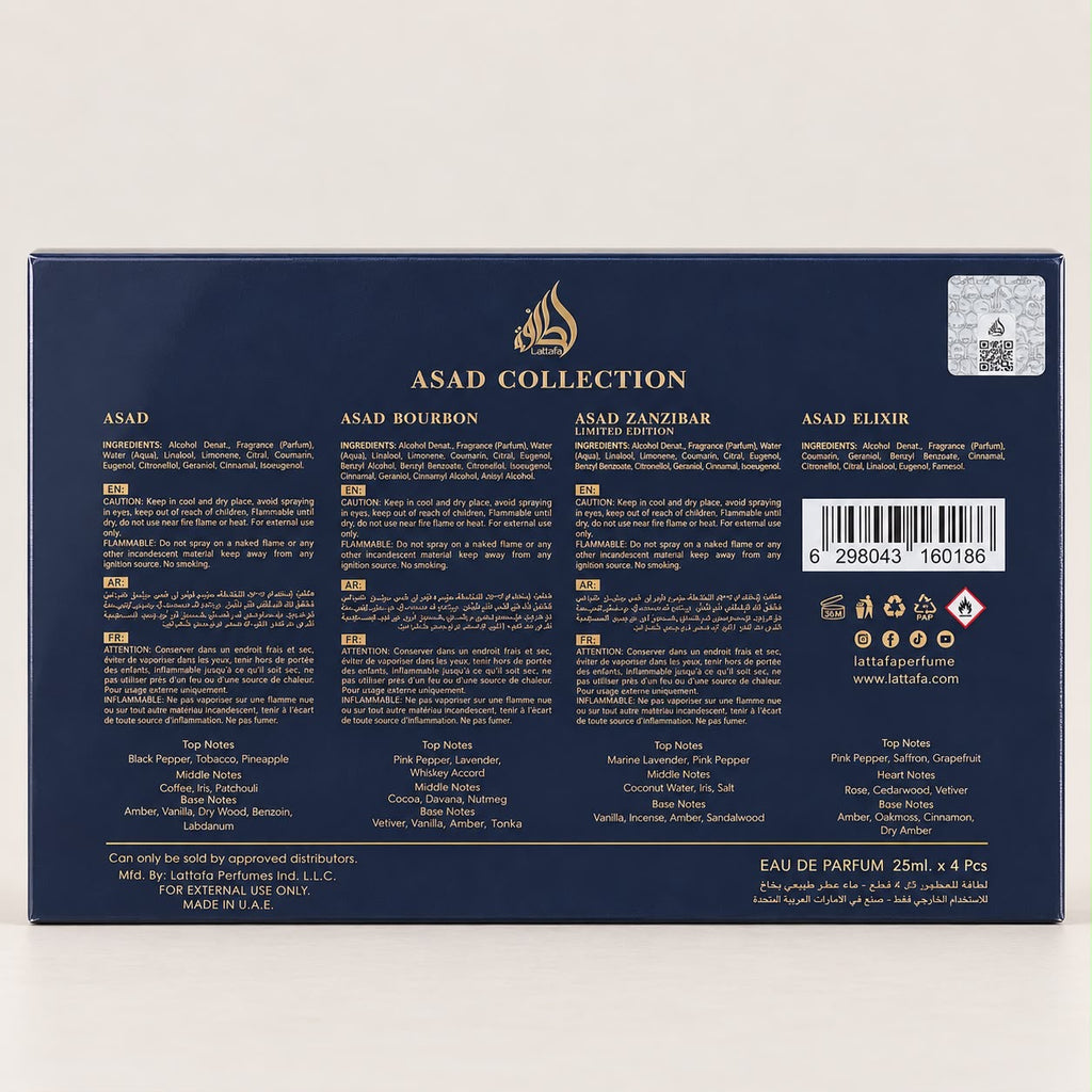 Cofanetto “Asad Collection” 5x25ml