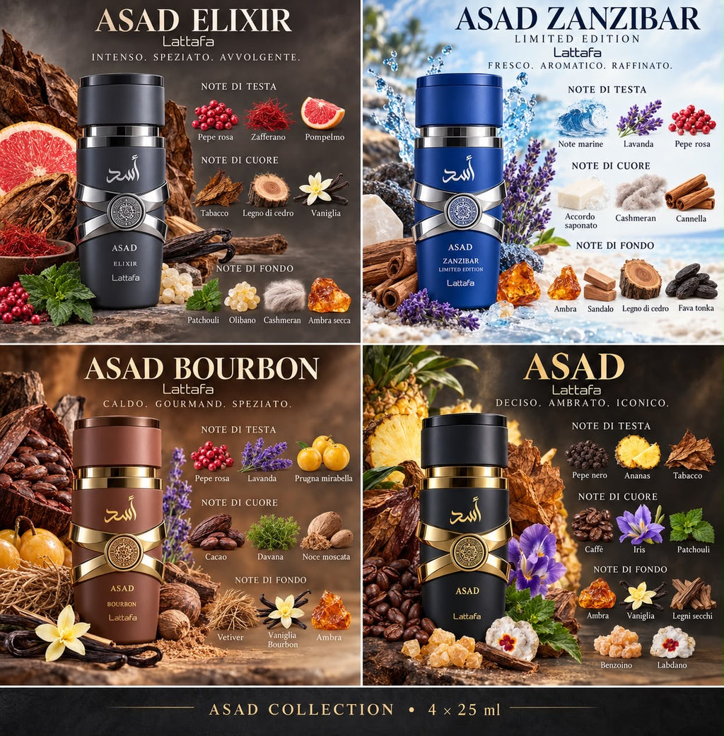 Cofanetto “Asad Collection” 5x25ml